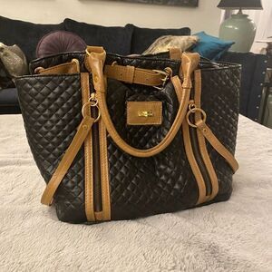 Wöllner 100% leather satchel bag, new with tags